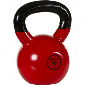 MOVIT Kettlebell činka s vinylovým potahem, 16 kg