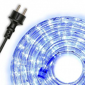 LED světelný kabel 240 diod, 10 m, modrý