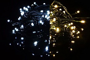 Vánoční světelný řetěz 9,9 m, 100 LED, 9 blikajících funkcí