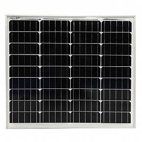 Fotovoltaický solární panel, 50 W, monokrystalický