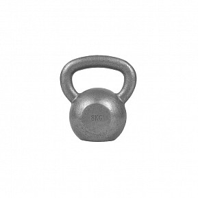 Gorilla Sports Kettlebell činka, litinová, šedá, 8 kg