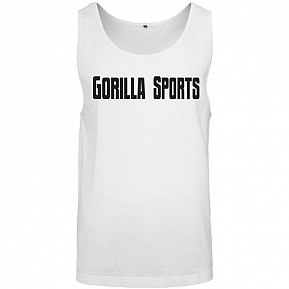 Gorilla Sports Sportovní volné tílko, bílé, S