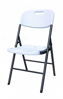 Cateringová skládací židle, 87 x 53 x 46 cm, bílá