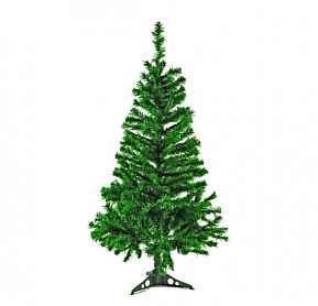 Umělý vánoční strom, tmavě zelený, 1,2 m