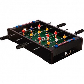 GamesPlanet® Mini stolní fotbálek, 51 x 31 x 8 cm, černý