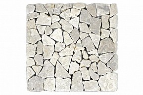 Mramorová mozaika Garth, krémová obklady, 1 m2