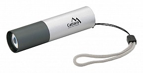 Cattara Kapesní svítilna LED 120lm, stříbrná