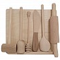 Dřevěná sada pro malé kuchaře, 40 x 7 x 30 cm , 6 ks