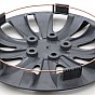 Kryt kola Storm Black 15", jeden kus - černá