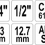Bity sada 18 ks - imbus 3 - 12 mm