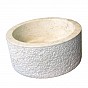 Umyvadlo z přírodního kamene MIRUM 509 Ø40 cm Cream
