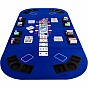 GamesPlanet® Skládací pokerová podložka, modrá