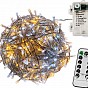 VOLTRONIC Vánoční řetěz 5 m, 50 LED, teple/studeně bílý