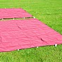 Zahradní párty stan nůžkový PROFI 3x3 m vínový + 4 boční stěny