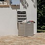 WOODYS zahradní plastový úložný box 90 L, světle šedá