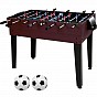 GamesPlanet® Multifunkční herní stůl 15 v 1, tmavě hnědý