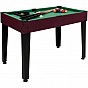 GamesPlanet® Multifunkční herní stůl 15 v 1, tmavě hnědý