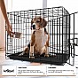 Leopet Klec pro psy skládací 107 x 69 x 75,5 cm, XL, černá