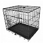 Leopet Klec pro psy skládací 107 x 69 x 75,5 cm, XL, černá