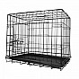 Leopet Klec pro psy skládací 107 x 69 x 75,5 cm, XL, černá
