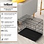 Leopet Klec pro psy skládací 107 x 69 x 75,5 cm, XL, černá