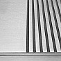Grilovací deska drážka/hladká 3000W 550mm