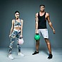 Gorilla Sports Soutěžní kettlebell, růžový, 8 kg