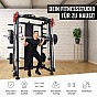 Gorilla Sports Multifunkční kladková věž, 219 cm, černá
