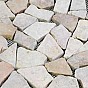 Mramorová mozaika DIVERO béžová/růžová, 9 sítěk, 1 m²