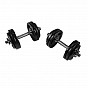 Gorilla Sports Sada činek se závažím 30 kg, 30 mm