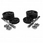 Gorilla Sports Sada činek se závažím 30 kg, 30 mm