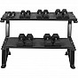 Gorilla Sports Stojan pro šestihranné jednoručky, 100 cm