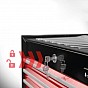 TIMBERTECH Dílenský vozík na kolečkách, 7 zásuvek s vložkami