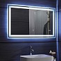 Aquamarin Koupelnové zrcadlo s LED osvětlením, 100 x 60 cm