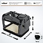 Leopet Přepravní box pro psy S 49,5 x 34,5 x 35 cm antracit