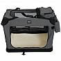 Leopet Přepravní box pro psy S 49,5 x 34,5 x 35 cm antracit