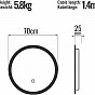 Aquamarin Koupelnové LED zrcadlo kulaté, 70 cm