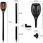 VOLTRONIC Sada solárních světel 51 LED, 4 ks
