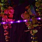 LED světelný kabel 240 diod, 10 m, růžový