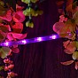 LED světelný kabel 240 diod, 10 m, růžový
