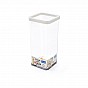 LOFT Dóza na potraviny, transparentní, plast, 1,5 l