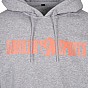 Gorilla Sports Mikina s kapucí, šedo/oranžová 2XL