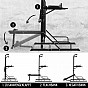 Gorilla Sports Lavice multistation, 138 x 74 x 222 cm