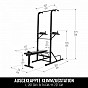 Gorilla Sports Lavice multistation, 138 x 74 x 222 cm