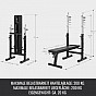 Gorilla Sports Posilovací lavice + nakládací set 100 kg