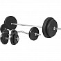 Gorilla Sports Nakládací činkový set, plastové závaží 100 kg