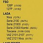 Stěrače FLAT SET (HOOK) - 330 + 330 mm