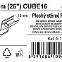 Stěrač Flat bulk 26" (cube 16) - 660 mm