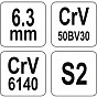 Skříňka s nářadím 1/2", 1/4" - 80 ks