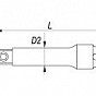 YATO Nástavec 3/4" rázový prodlužovací 330 mm CrMo